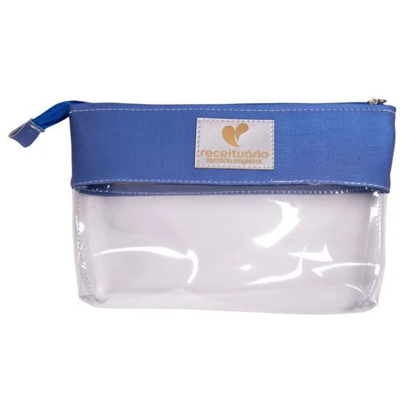 NECESSAIRE LULI TRANSP AZUL