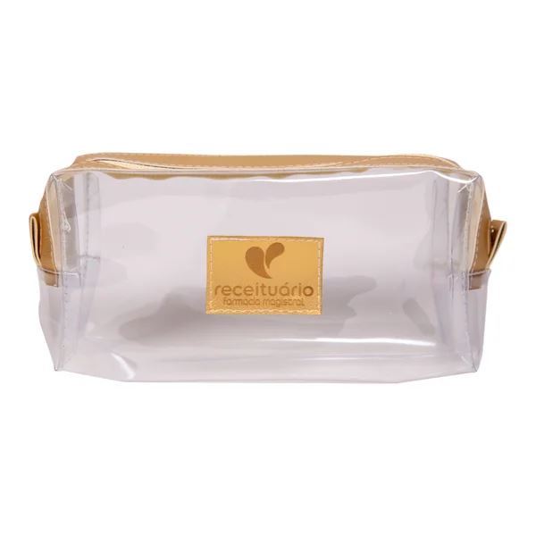 NECESSAIRE P VITRINE DOURADA